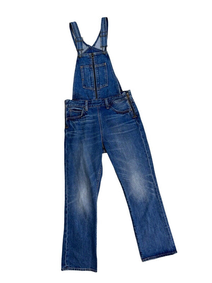 VTG LEVIS ORANGE TAB DENIM DUNGAREES OVERALLS POCKETS ZIP 27W 26L