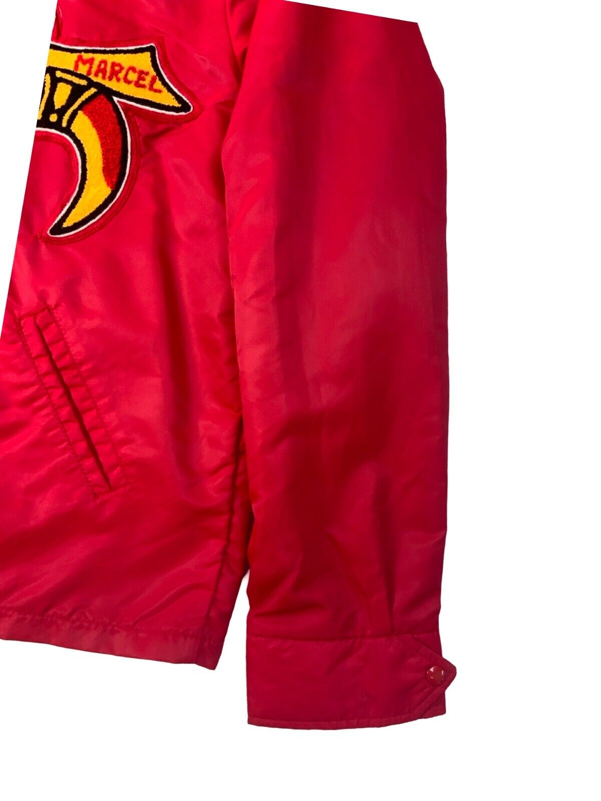 VTG 1970s SHRINE CLUB SHRINERS JACKET MARCEL DIRECTORS MONTREAL CHENILLE XXL 50”