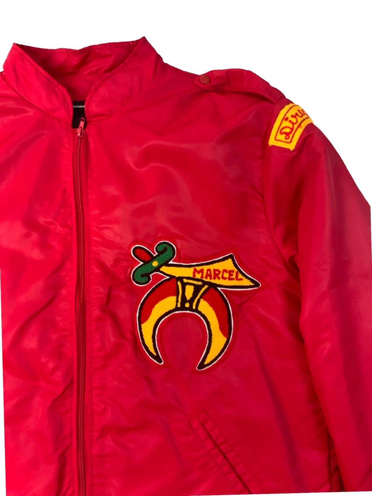 VTG 1970s SHRINE CLUB SHRINERS JACKET MARCEL DIRECTORS MONTREAL CHENILLE XXL 50”