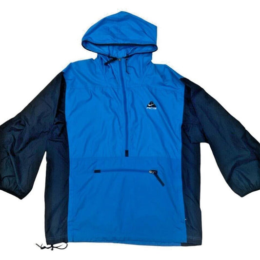 VTG 90s 00s Y2K Nike ACG Blue Navy Windbreaker XL