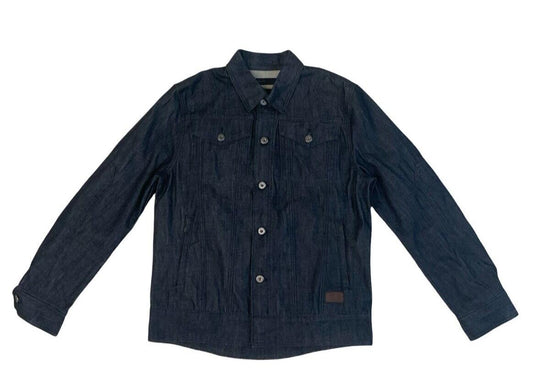 VINTAGE ROLAND SANDS DESIGN RAW INDIGO DENIM BIKER JACKET SIZE M
