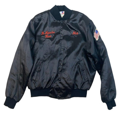 VTG USA WORKWEAR RENNOC TRUCKER LINED NYLON JACKET FT APACHE CASA REDI MIX L 44