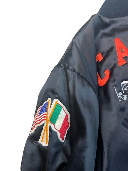 VTG USA WORKWEAR RENNOC TRUCKER LINED NYLON JACKET FT APACHE CASA REDI MIX L 44