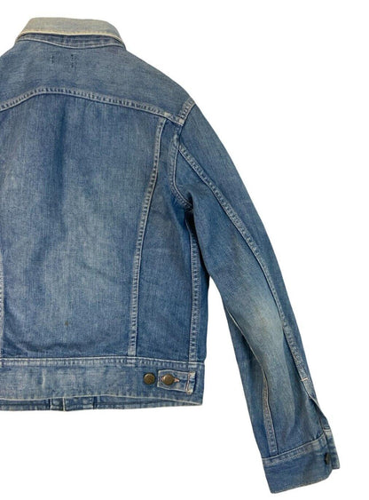 VTG 60s-EARLY 70s USA LEE RIDERS SANFORIZED DENIM JACKET COWBOY TRUCKER XS 34