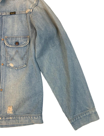 WRANGLER AZUL BY MOUSSY JAPANESE PLEAT FRONT DENIM JACKET 1950s STYLE M 40