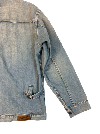 WRANGLER AZUL BY MOUSSY JAPANESE PLEAT FRONT DENIM JACKET 1950s STYLE M 40