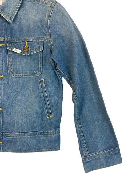 VTG LADIES JAPANESE MADE LEE SANFORIZED DENIM JACKET WESTERN CUT SZ 10 34”