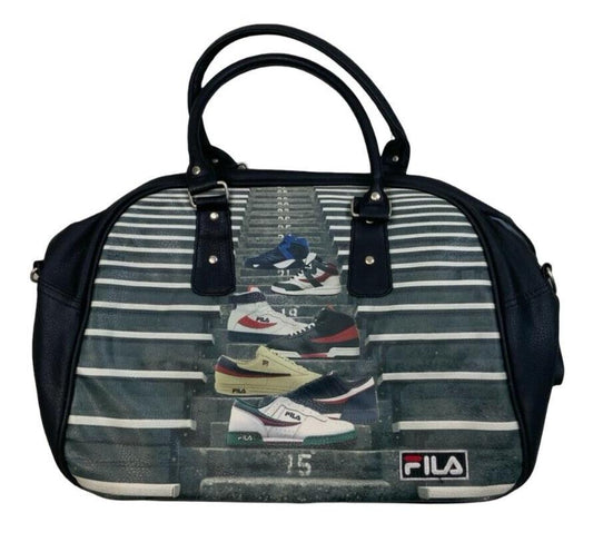 VTG FILA TRAINER GRAPHIC PRINT WEEKEND HOLDALL BAG