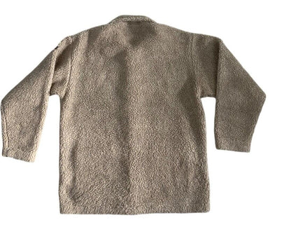 VTG 00s NAPAPIJRI BUTTON UP COLLARED BEIGE FLEECE SIZE M
