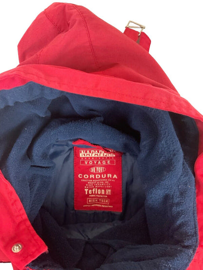 VTG 90s 00s NAPAPIJRI RED SKIDOO ANORAK EXPEDITION JACKET SIZE L