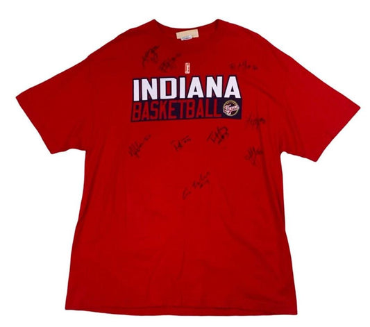 VTG 00s WNBA INDIANA FEVER TAMIKA CATCHINGS EXCLUSIVE RARE SIGNED T SHIRT L