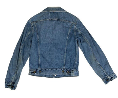 VTG 90s LEVIS BIG E TYPE 3 TRUCKER DENIM JACKET JAPANESE MOD ROCKABILLY LVC S 36