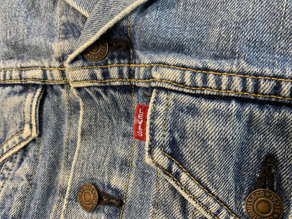VTG 90s LEVIS BIG E TYPE 3 TRUCKER DENIM JACKET JAPANESE MOD ROCKABILLY LVC S 36