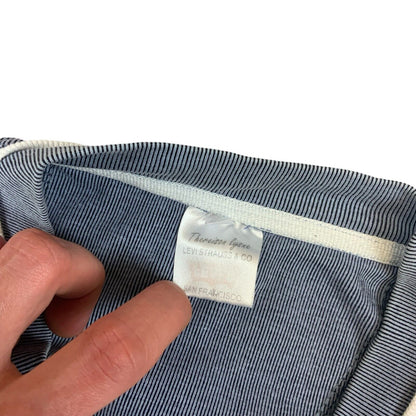 VTG 00s Y2K LEVIS LIGHT BLUE V NECK VEST TANK TOP SIZE L