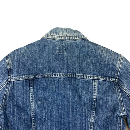 VTG 00s Y2K MISS SIXTY MID BLUE WASH BUTTON UP DENIM JACKET SIZE S UK 8