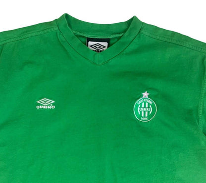 VTG SAINT ÉTIENNE UMBRO GREEN TRAINING FOOTBALL T-SHIRT LARGE