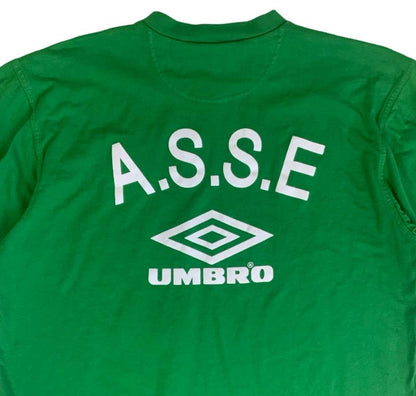 VTG SAINT ÉTIENNE UMBRO GREEN TRAINING FOOTBALL T-SHIRT LARGE