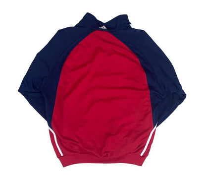 VTG ADIDAS FC BAYERN MUNICH RED BLUE FOOTBALL TRAINING TRACK JACKET 2XL