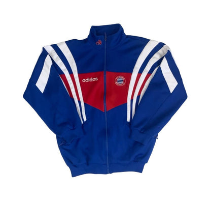 VTG ADIDAS 1995-96 BAYERN MUNICH FOOTBALL SOCCER TRACK JACKET MEDIUM