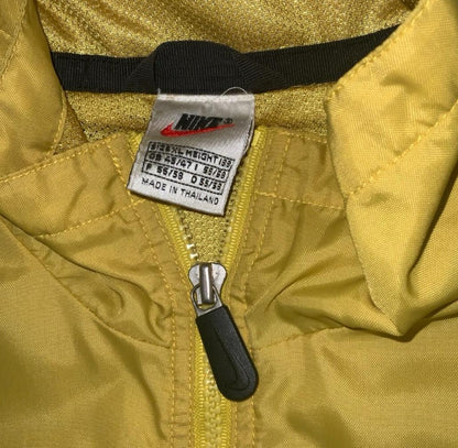 VTG 90S NIKE YELLOW OVERSIZED PULL-OVER WINDBREAKER 3X-LARGE