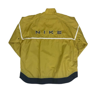 VTG 90S NIKE YELLOW OVERSIZED PULL-OVER WINDBREAKER 3X-LARGE