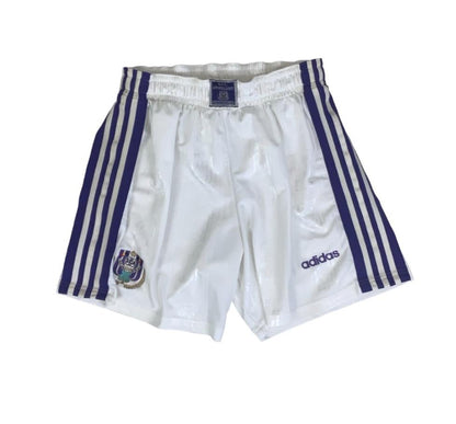 VTG 90S ADIDAS FOOTBALL RSC ALBERLECHT HOME SPORTS SHORTS XS