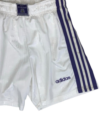 VTG 90S ADIDAS FOOTBALL RSC ALBERLECHT HOME SPORTS SHORTS XS