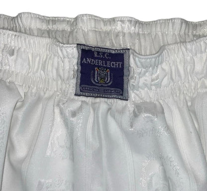 VTG 90S ADIDAS FOOTBALL RSC ALBERLECHT HOME SPORTS SHORTS XS