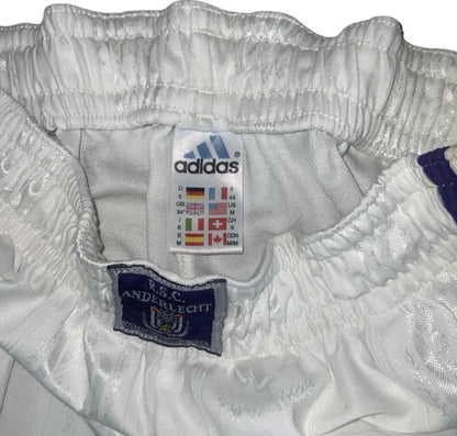 VTG 90S ADIDAS FOOTBALL RSC ALBERLECHT HOME SPORTS SHORTS XS