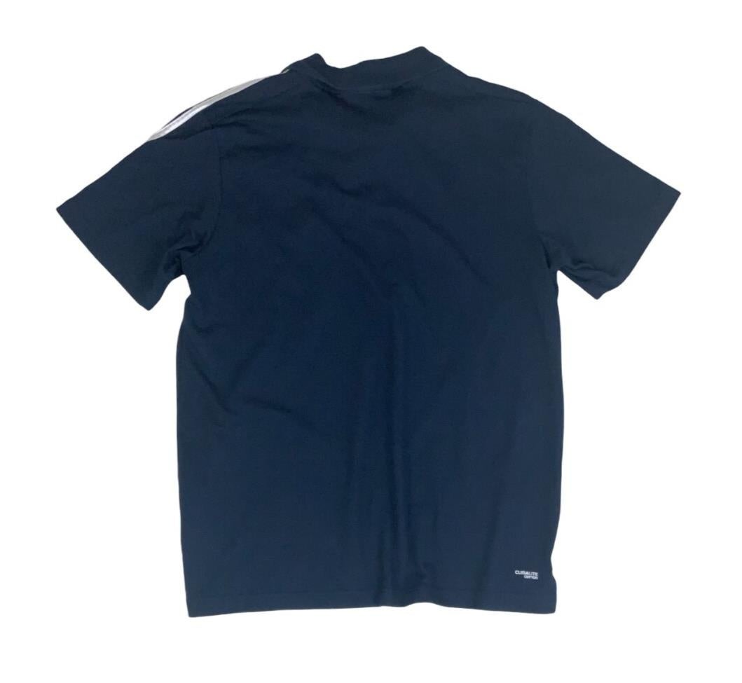 VTG 2012-13 ITALY RUGBY UNION NAVY BLUE POLO NECK SHIRT MEDIUM