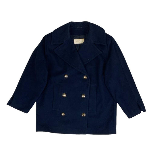 VTG 80S 90S LES COPAINS DOUBLE BREASTED ITALIAN WOOL BLAZER PEA COAT L 16