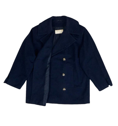 VTG 80S 90S LES COPAINS DOUBLE BREASTED ITALIAN WOOL BLAZER PEA COAT L 16