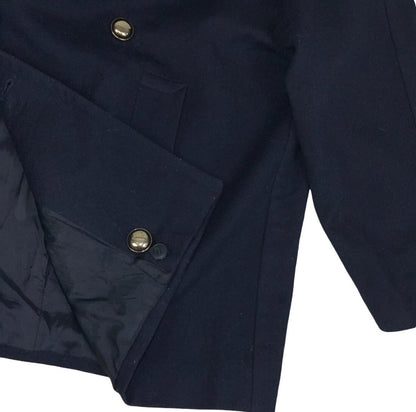 VTG 80S 90S LES COPAINS DOUBLE BREASTED ITALIAN WOOL BLAZER PEA COAT L 16