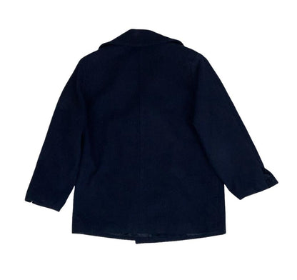 VTG 80S 90S LES COPAINS DOUBLE BREASTED ITALIAN WOOL BLAZER PEA COAT L 16
