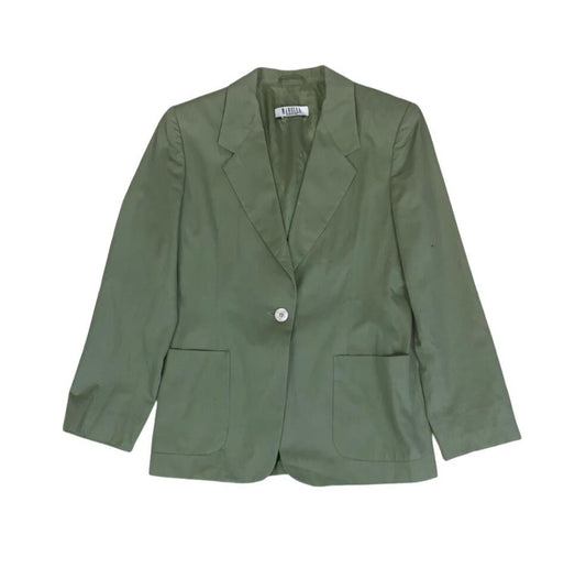 VTG 90S MARELLA LIGHT GREEN ITALIAN BLAZER JACKET UK 10