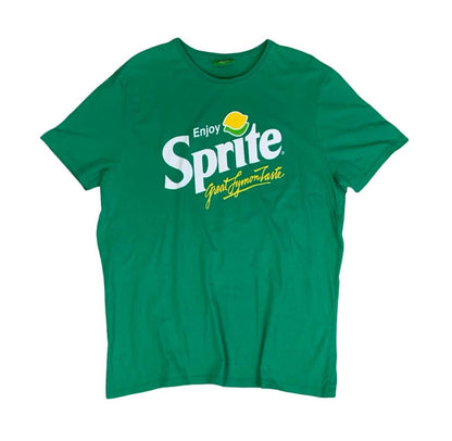 SPRITE GREEN LOGO GRAPHIC TEE MEDIUM LARGE