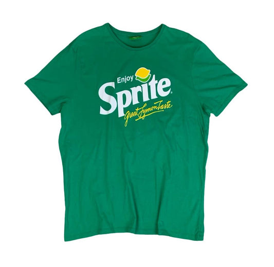 SPRITE GREEN LOGO GRAPHIC TEE MEDIUM LARGE