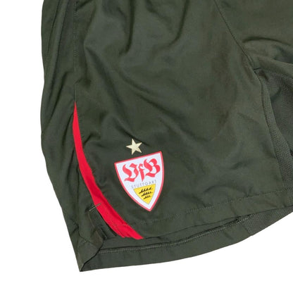 VTG VfB STUTTGART PUMA GREEN RED TRAINING FOOTBALL SHORTS XS
