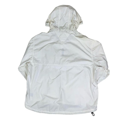 VTG 90S TOMMY HILFIGER WHITE PULLOVER WINDBREAKER X-LARGE