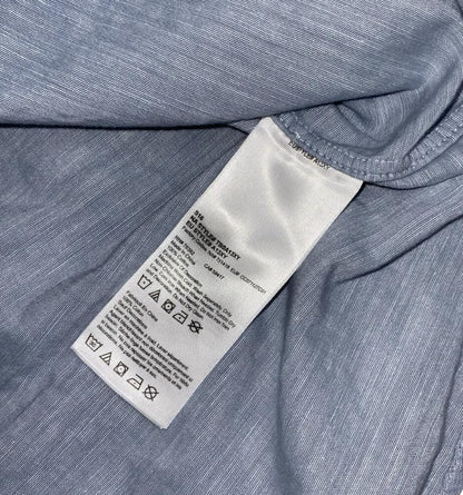 VTG 90S TIMBERLAND BLUE BUTTON-UP CASUAL LONG SLEEVED SHIRT 2XL