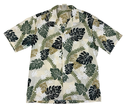 VTG WINNIE MADE IN HAWAII HAWAIIAN ALOHA SHIRT TIKI ROCKABILLY SURF XL 46”