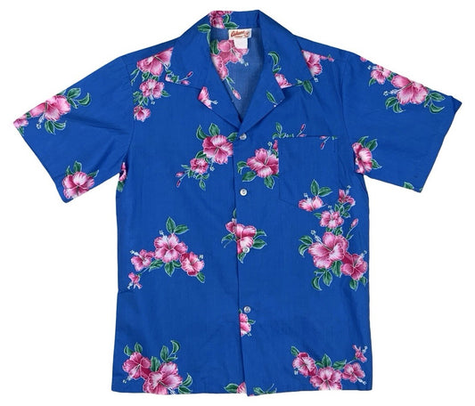 VTG 70s AIKANE MADE IN HAWAII HAWAIIAN ALOHA SHIRT TIKI ROCKABILLY SURF S 36”