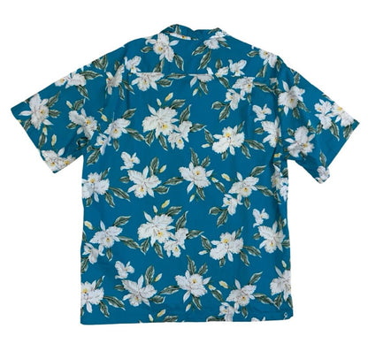 VTG JADE FASHIONS HAWAIIAN MADE ALOHA SHIRT COTTON TIKI ROCKABILLY XL 44”
