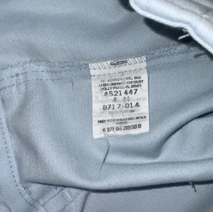 VTG 90s 'LEE CASUALS' BLUE WRINKLE FREE DENIM HIGH-WAIST BOYFRIEND SHORTS XS 4 6