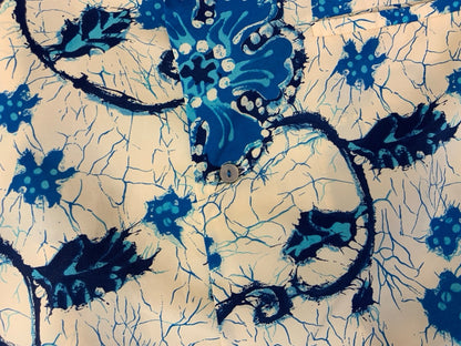 VTG 70s ANDRADE HONOLULU HAWAIIAN MADE ALOHA SHIRT POLY TIKI ROCKABILLY LARGE