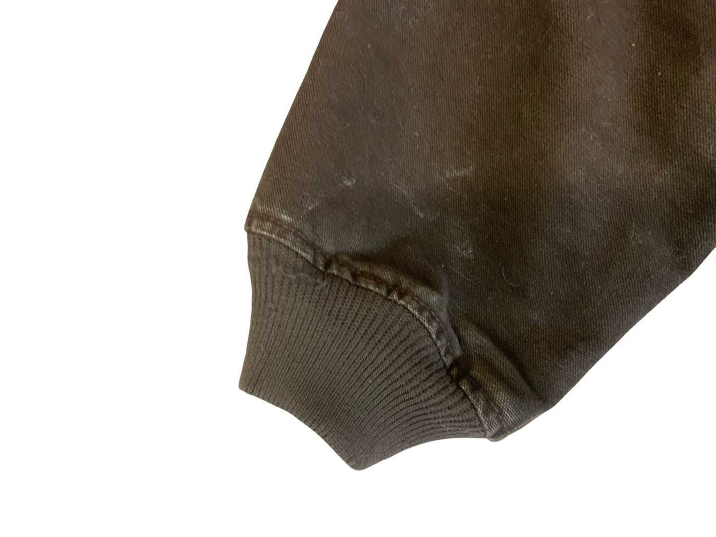 VTG CARHARTT HEAVY DUCK CANVAS WORKWEAR JACKET BROWN AMERICAN TIRE & AUTO 2XL