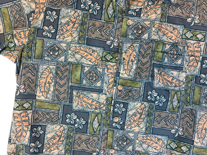 VTG COOKE STREET HAWAIIAN MADE ALOHA SHIRT COTTON TIKI ROCKABILLY SURF MEDIUM
