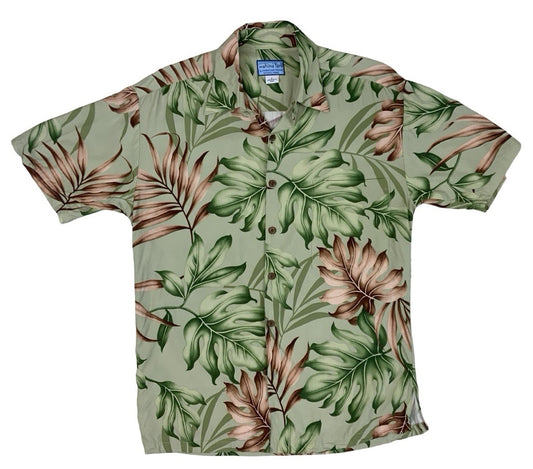 VTG RAYON MAHINA LANI HAWAIIAN ALOHA SHIRT TIKI ROCKABILLY SMALL