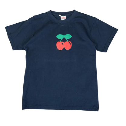 VTG 90s y2k 'PACHA' IBIZA BLUE CHERRY LOGO RAVE CLUB GRAPHIC T-SHIRT S 8 10