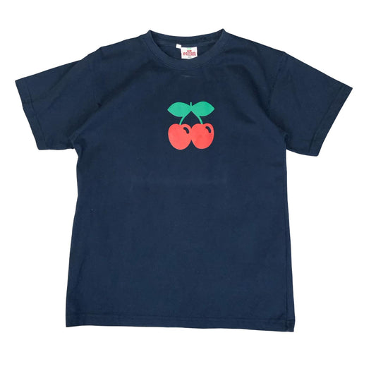 VTG 90s y2k 'PACHA' IBIZA BLUE CHERRY LOGO RAVE CLUB GRAPHIC T-SHIRT S 8 10